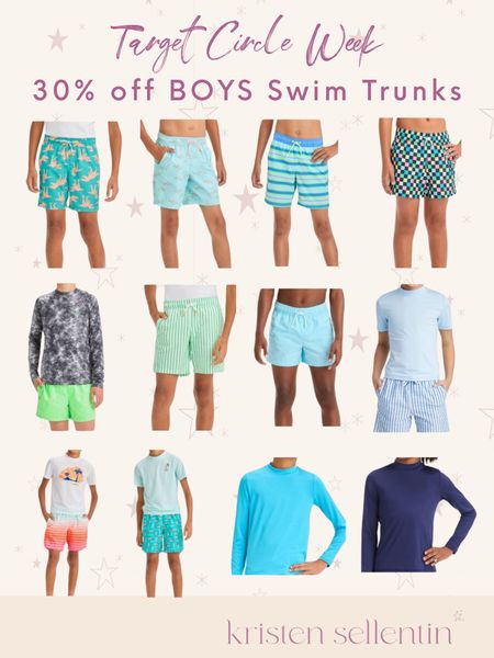 Target Circle Week: Boys Swim Trunks 30% off 

#targetcircleweek #boys #swimtrunks #target #swim #swimsuits #summer2024 #swimwear 

#LTKkids #LTKxTarget #LTKsalealert
