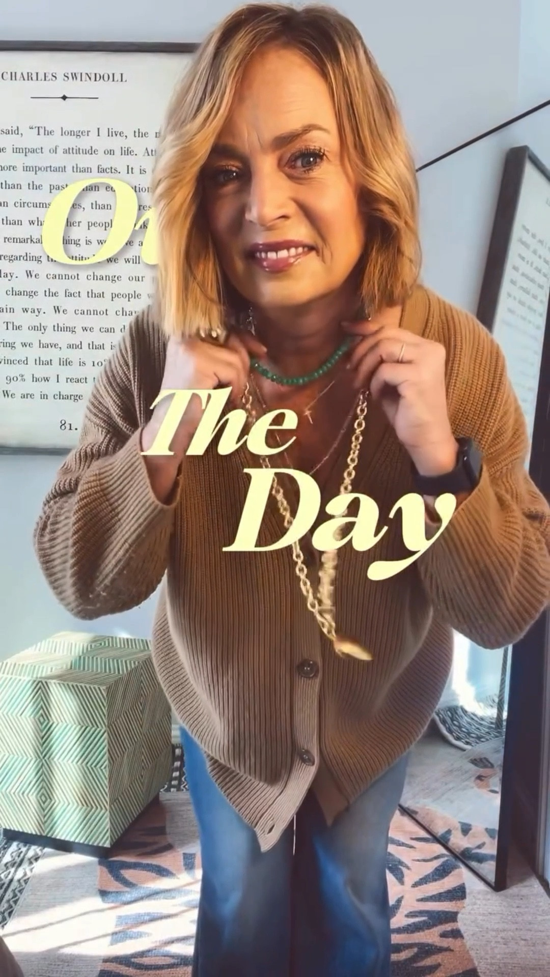 Well into my 72 Days of Shopping my Closet and a version of this look is making repeat appearances. Y’all  gave  me permission to shop in my birthday and… I didn’t! Just wasn’t feeling it. I’m actually living the peace of nothing new for awhile. Spring is in sight and I am looking forward to shopping again, but just not now. What a weird place to be. 😜

Sweater @jennikayne 
Denim @mother 
Jewelry @shophart and @roxanneassoulin and @kendrascott and @brownjewelers 

#modernmidlifecool #dressingmyagejustcooler #elevatedeveryday #quietluxury #modernmidlifestyle