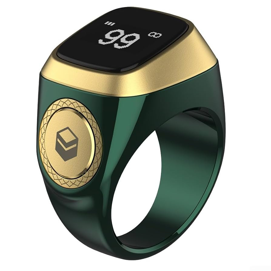 IQibla Smart Zikr Ring, Smart Ring Counter Waterproof Digital Counter & Vibration Reminder, Unise... | Amazon (US)