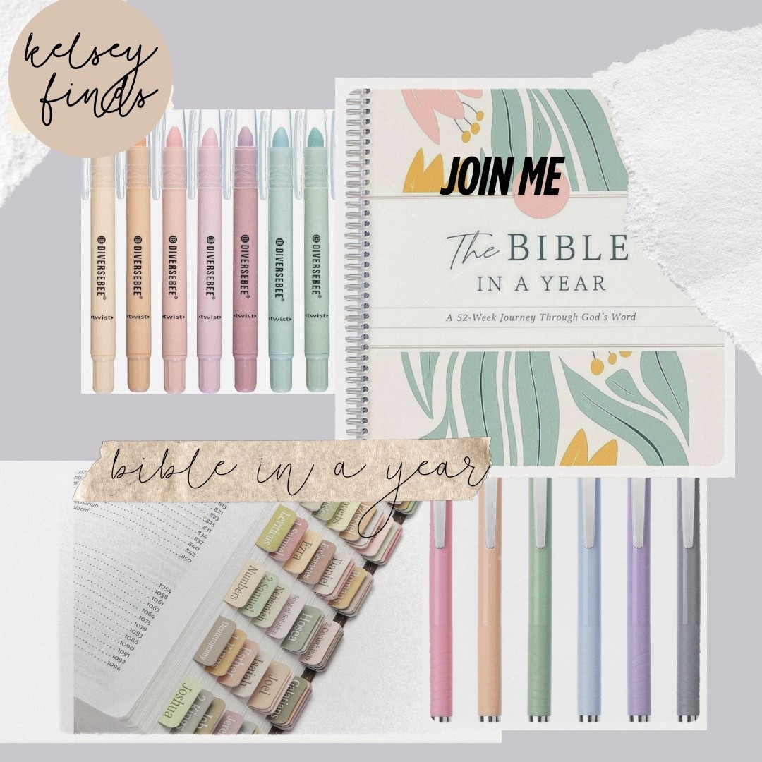 we all need a little Jesus right now. Starting the last week of September// first week of October I will be starting the Bible in a year. Comment below if you want to join me. It was around $50 for everything I bought here, but don’t feel you need to get the pens, highlighters, and tabs. New profits like that just motivate me 🤍✝️✝️

Make sure to message me if you’re joining so I can create a group to collab! 🫶🏼