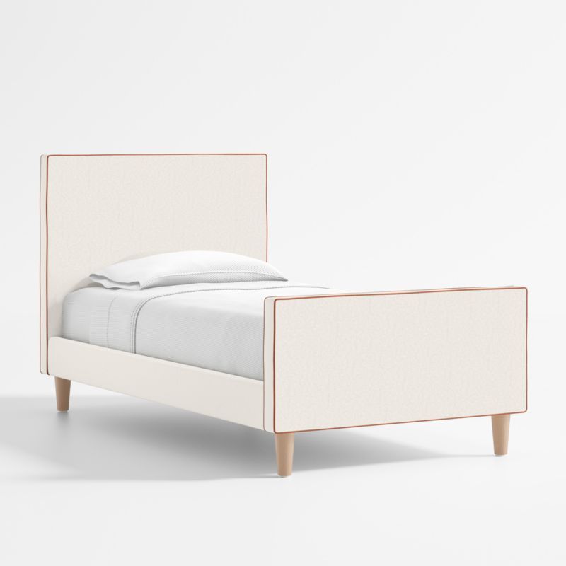 Pipeline Kids Pearl Upholstered Bed | Crate & Kids | Crate & Barrel