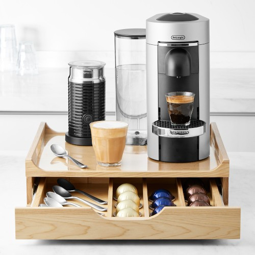 Hold Everything Coffee Storage Station Pull Out Drawer, Ashwood | Williams-Sonoma