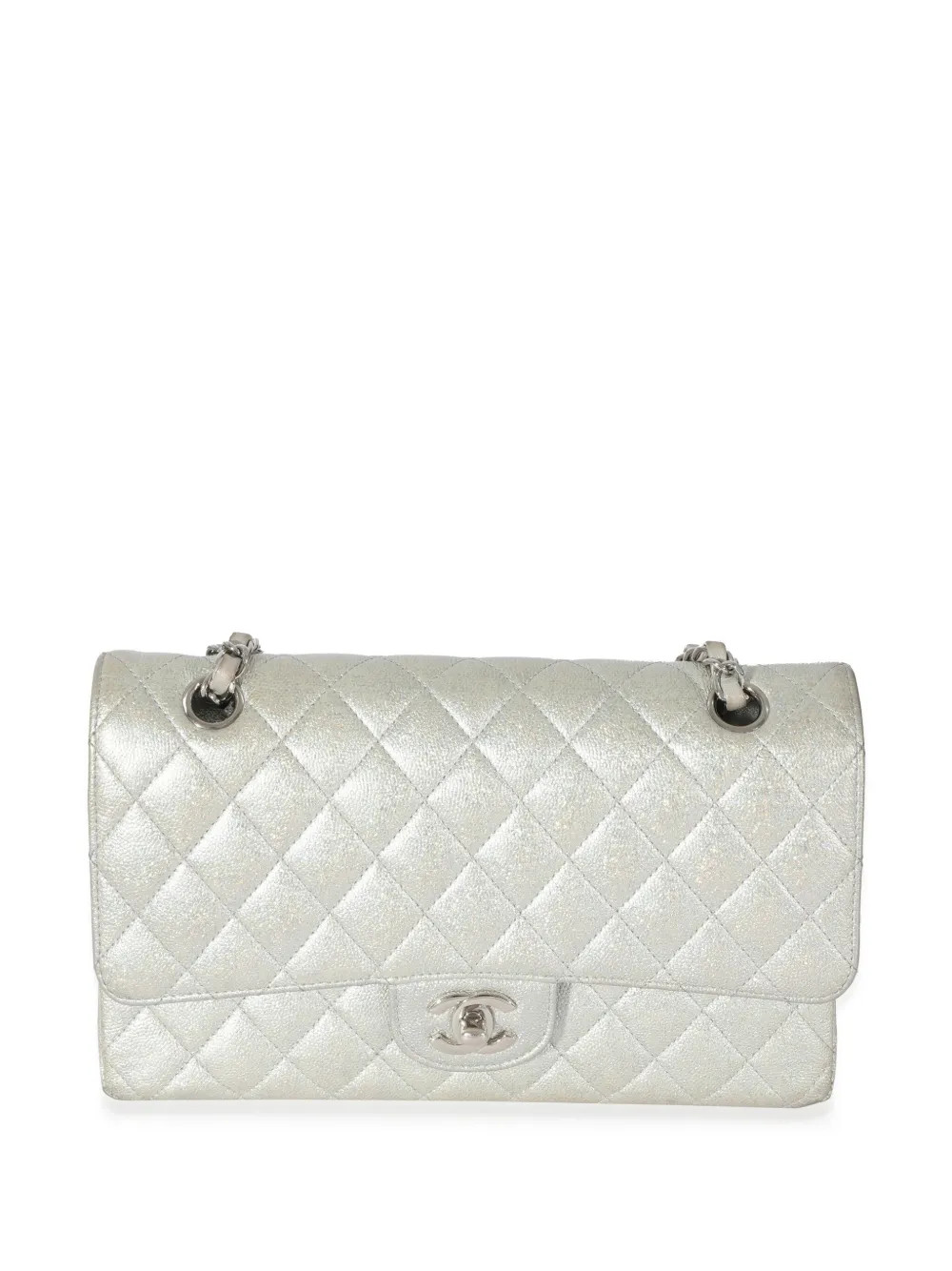 CHANEL Pre-Owned Bolso De Hombro Double Flap Mediano | Blanco | FARFETCH ES | Farfetch Global