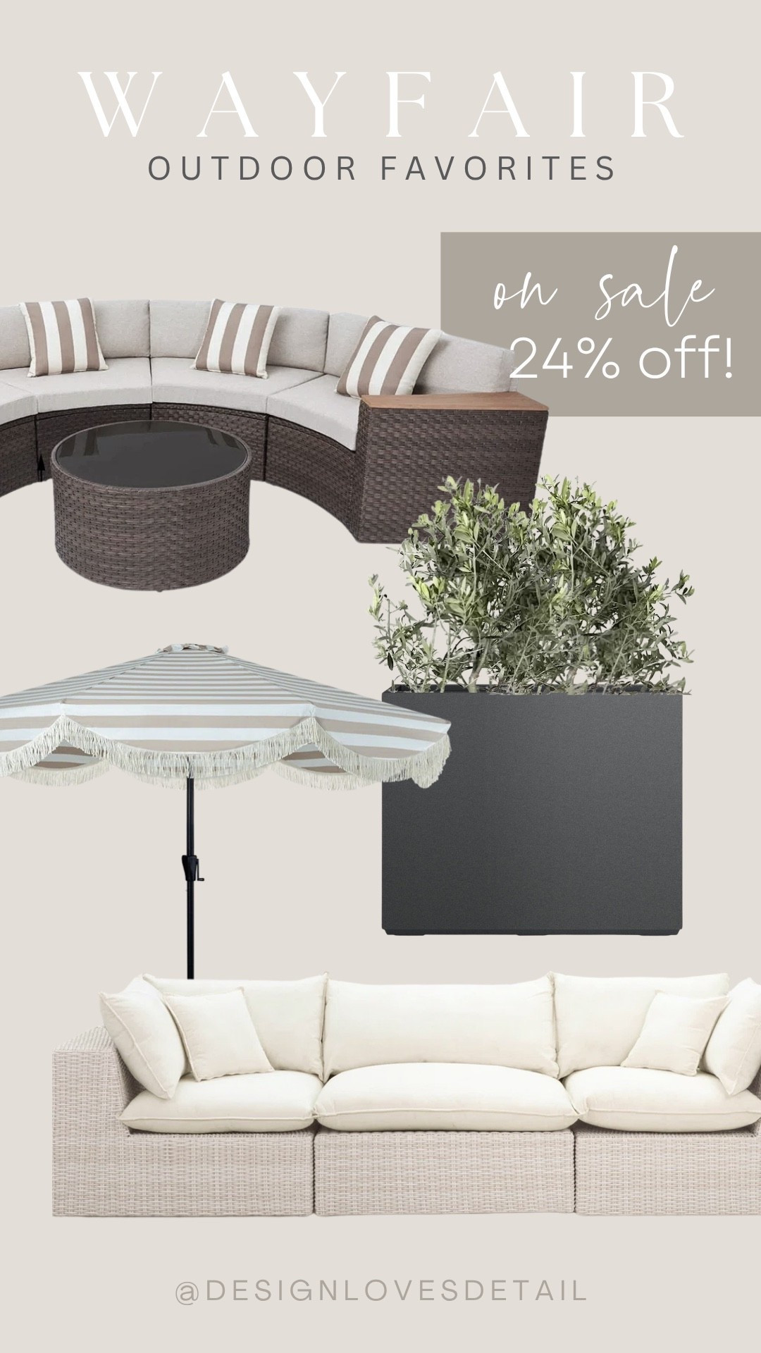 #ad Shop @wayfair faves from my home & favorite patio styles!! Get your outdoor spaces ready for summer hosting— Wayfair has everything you need!

#wayfairpartner #wayfair #outdoor #wishyouwerehere

#LTKSeasonal #LTKHome #LTKSaleAlert