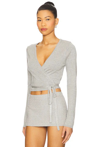 Whisper Knit Wrap Top | Revolve Clothing (Global)
