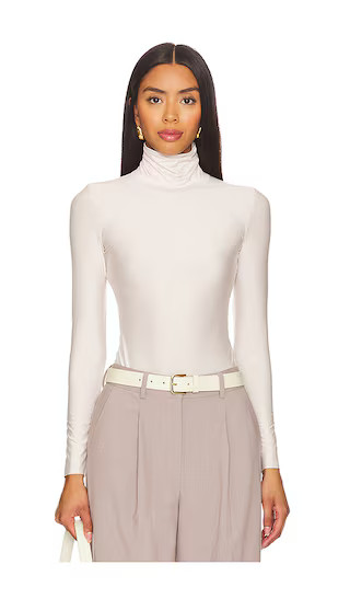 Butter Turtleneck Bodysuit in Porcelain | Revolve Clothing (Global)