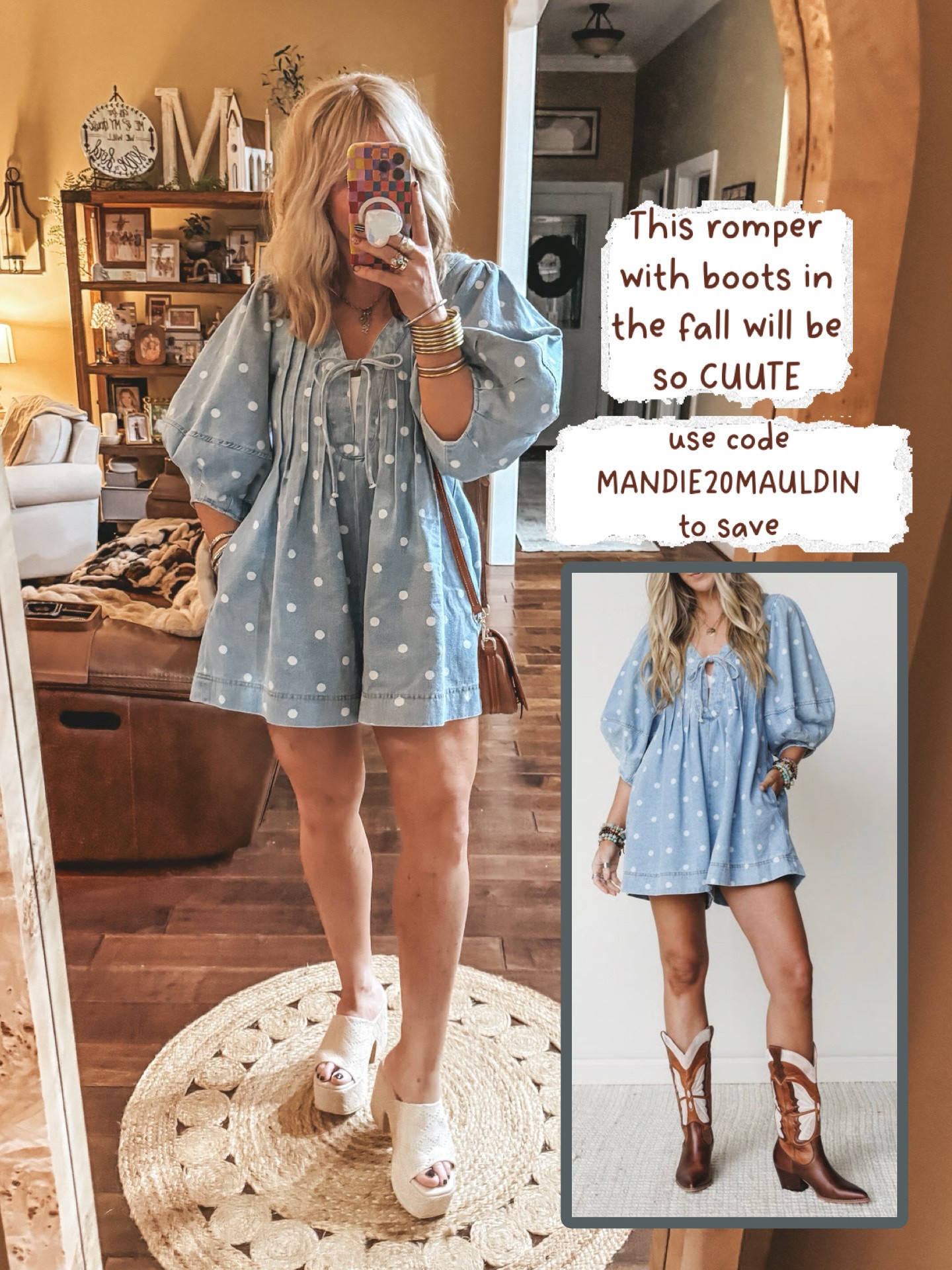 Cutest romper!! I’ve wanted to share this but it’s been sold out! Some sizes have restocked and I’m in my true size.
👉🏼SAVE with MANDIE20MAULDIN @Three Bird Nest

#LTKOver40