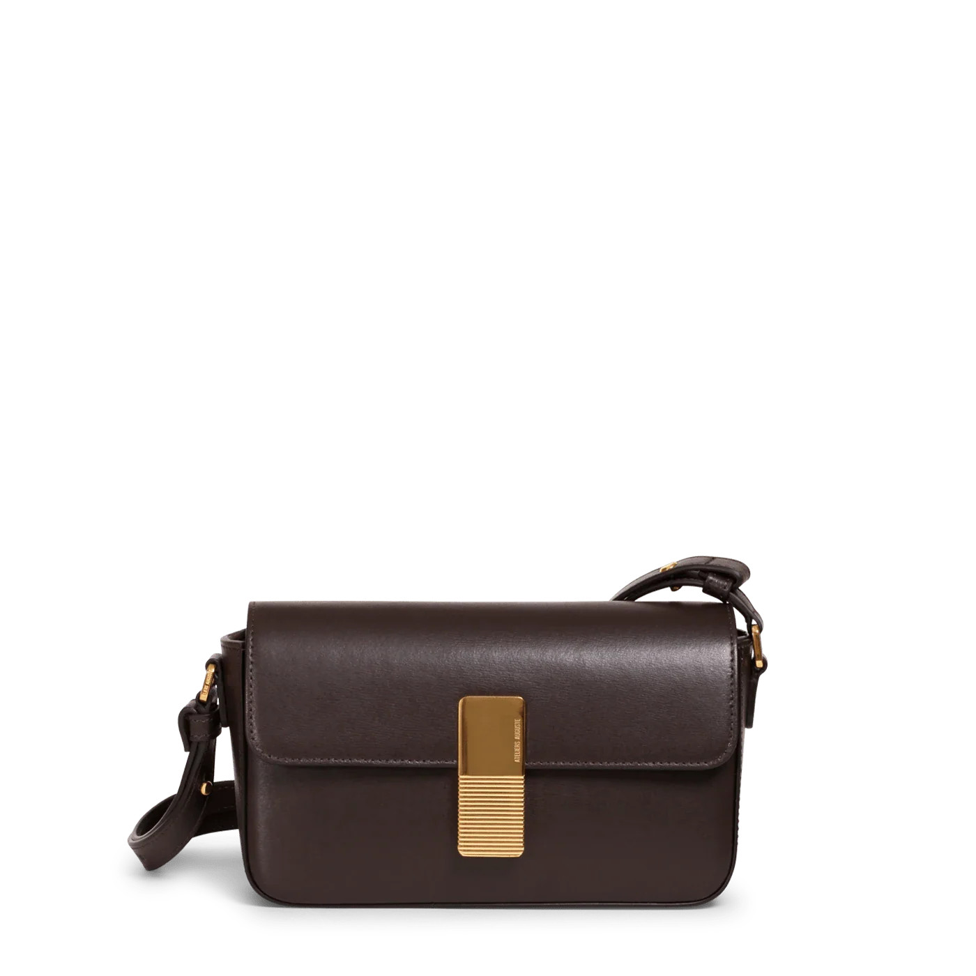 Monceau Baguette Gold Edition - Chocolate Box Leather | ATELIERS AUGUSTE