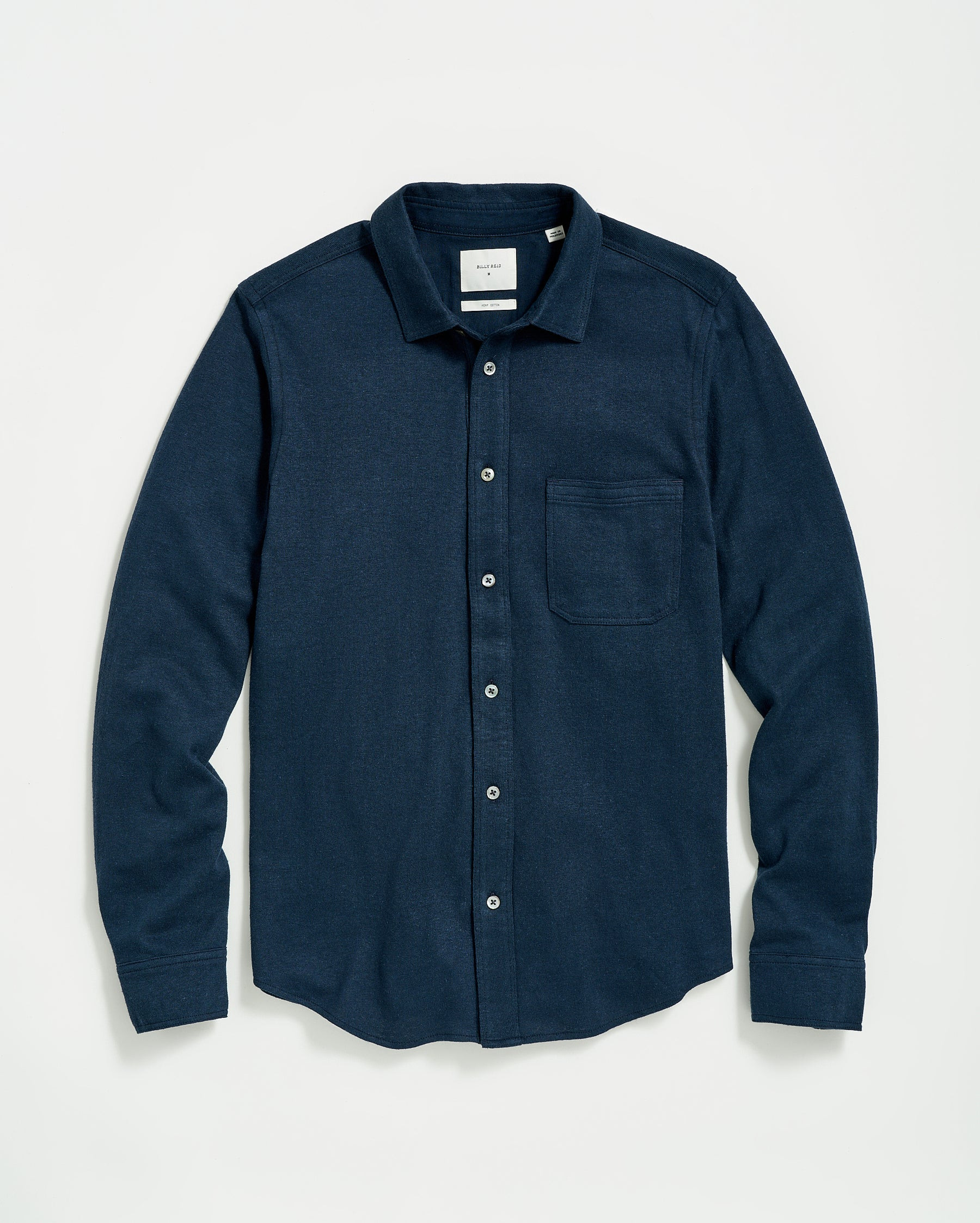 L/S HEMP COTTON KNIT SHIRT - | Billy Reid Inc.