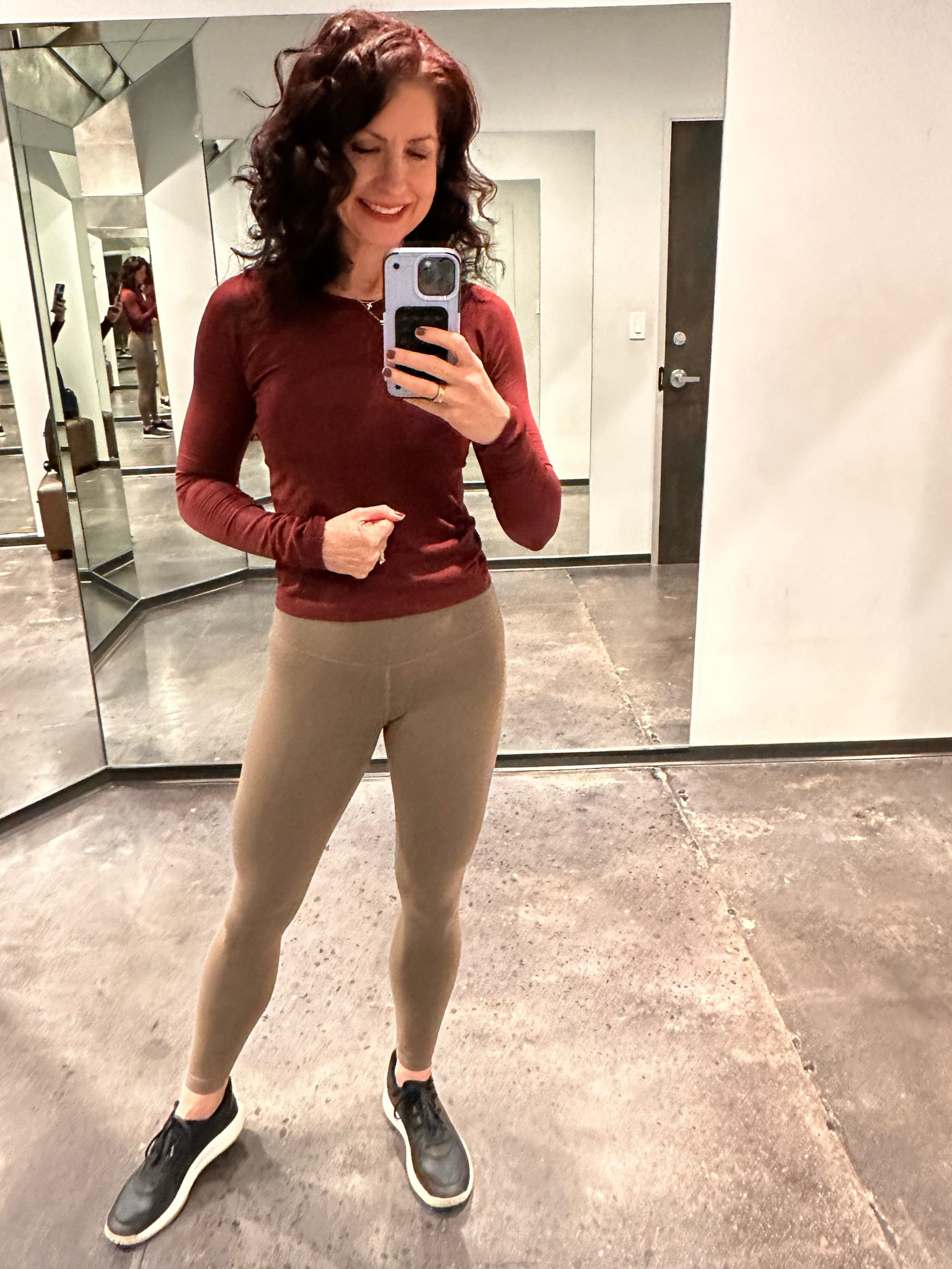 If you’re looking for leggings that are supportive and won’t roll down…these are a must!  You have these in store many colors!
The top and shoes are staples…and currently on sale

#LTKOver40 #LTKFitness #LTKActive