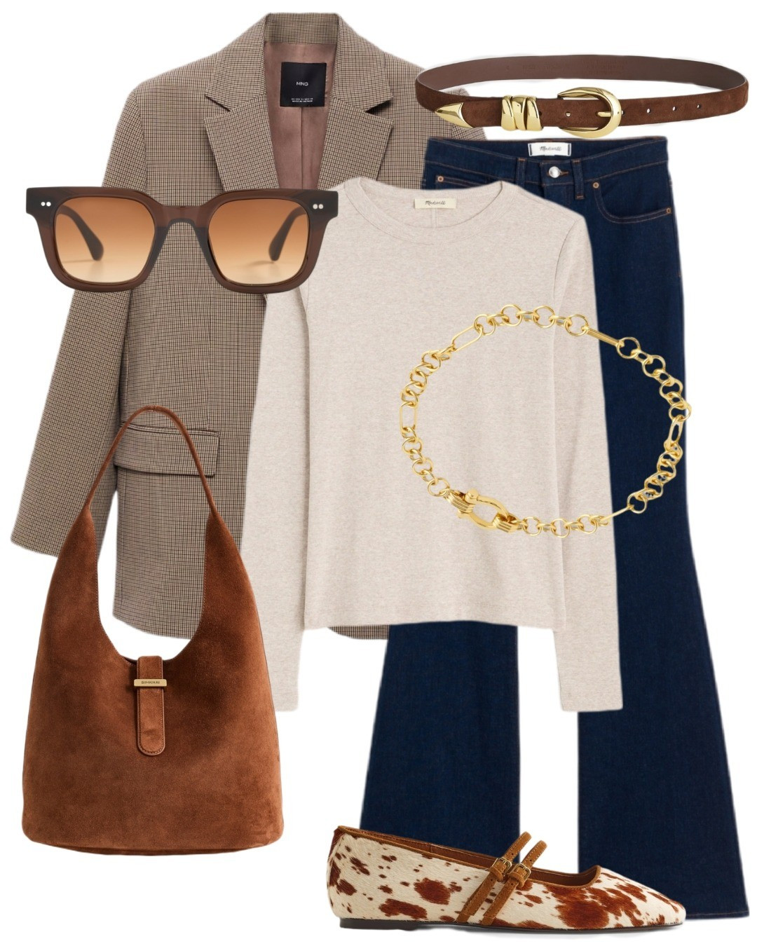 Dark wash jeans work so well with warm tones of brown and beige!

#LTKSeasonal #LTKFindsUnder100 #LTKStyleTip