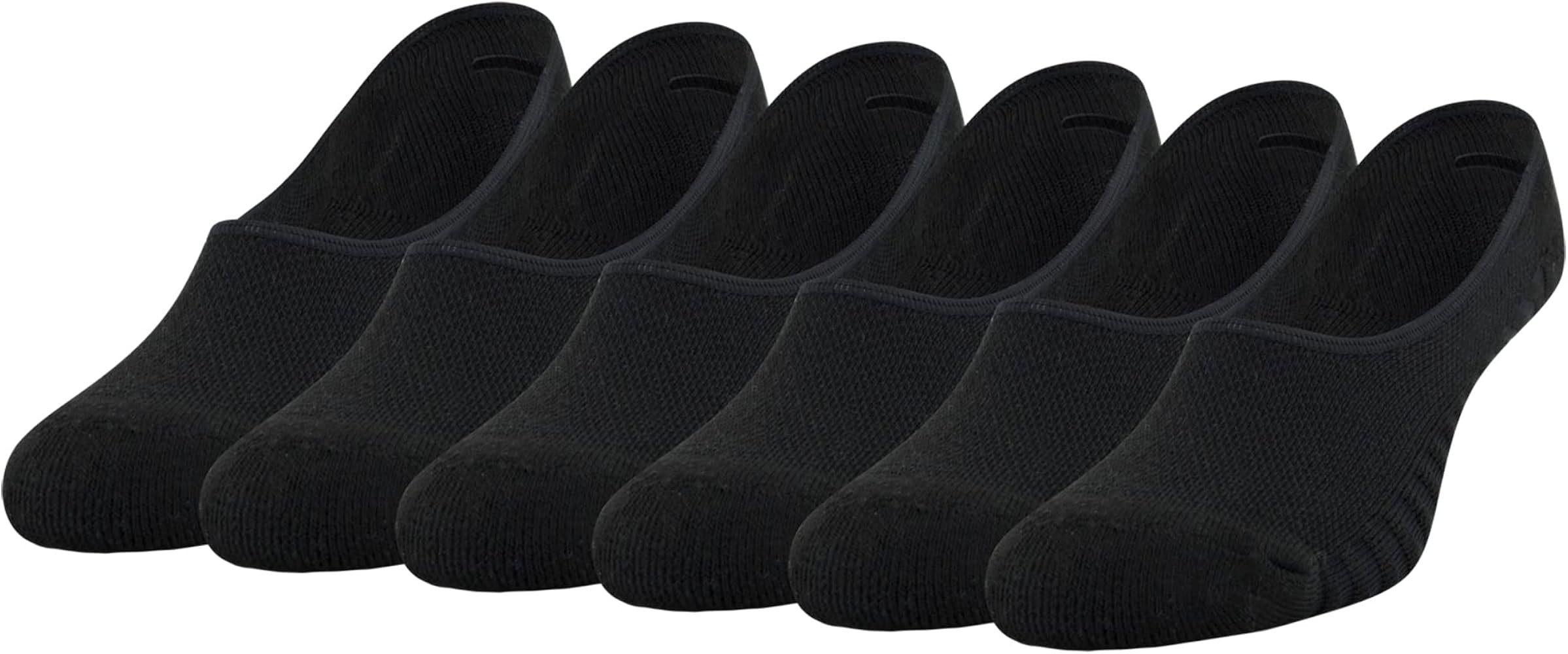 Peds Womens Zoned Cushion Mid Cut No Show Socks, 6-Pairs | Amazon (US)