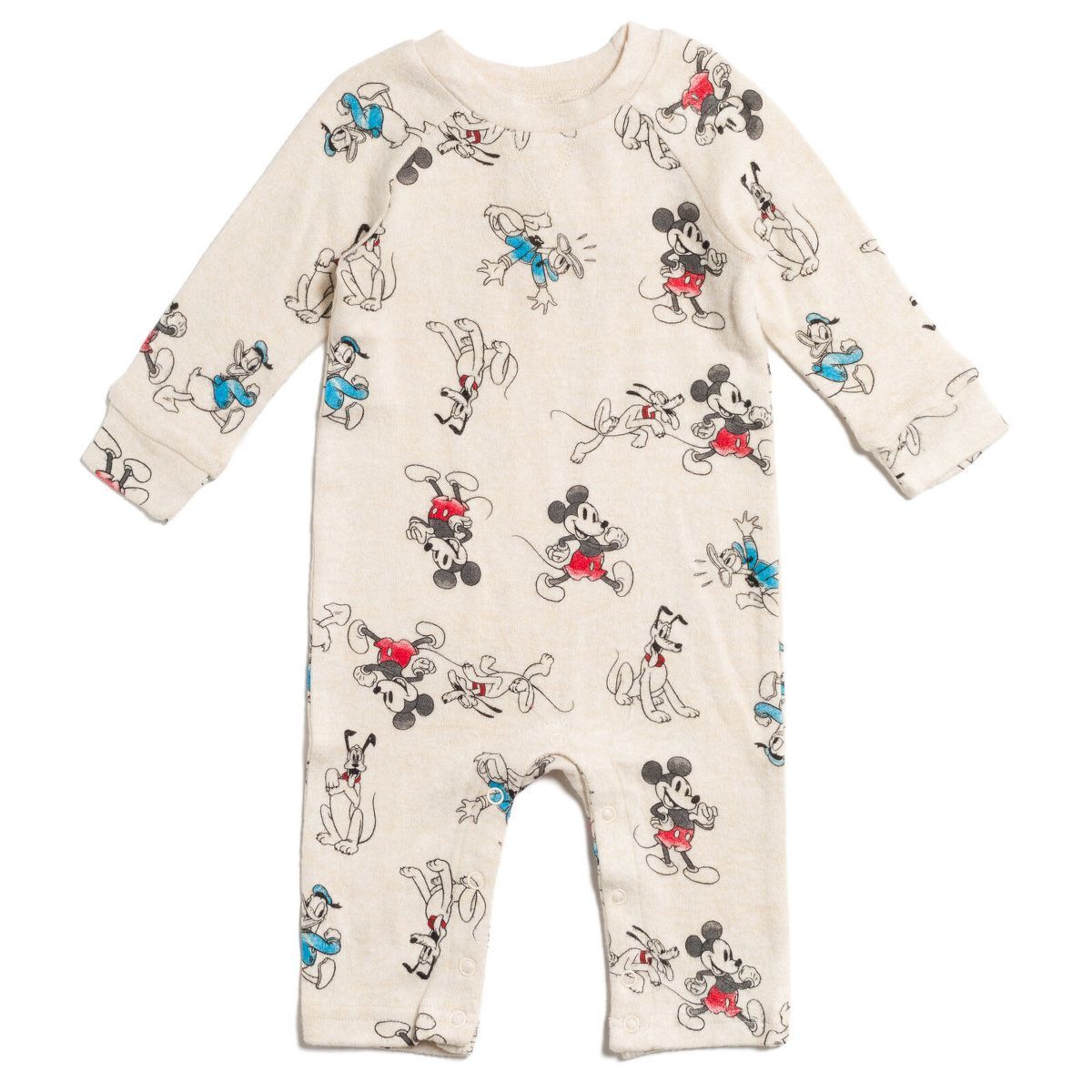 Disney Mickey Mouse Donald Duck Goofy Baby Snap Sleep N' Play Coverall Newborn to Infant | Target