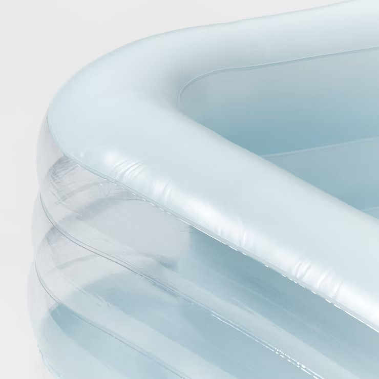 6' x 22" Deluxe Rectangular Family Pool Blue - Sun Squad™ | Target