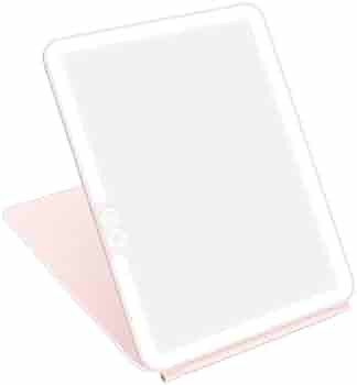 Amazon.com: deweisn Folding Travel Mirror Lighted Makeup Mirror with 72 LEDs 3 Colors Light Modes... | Amazon (US)