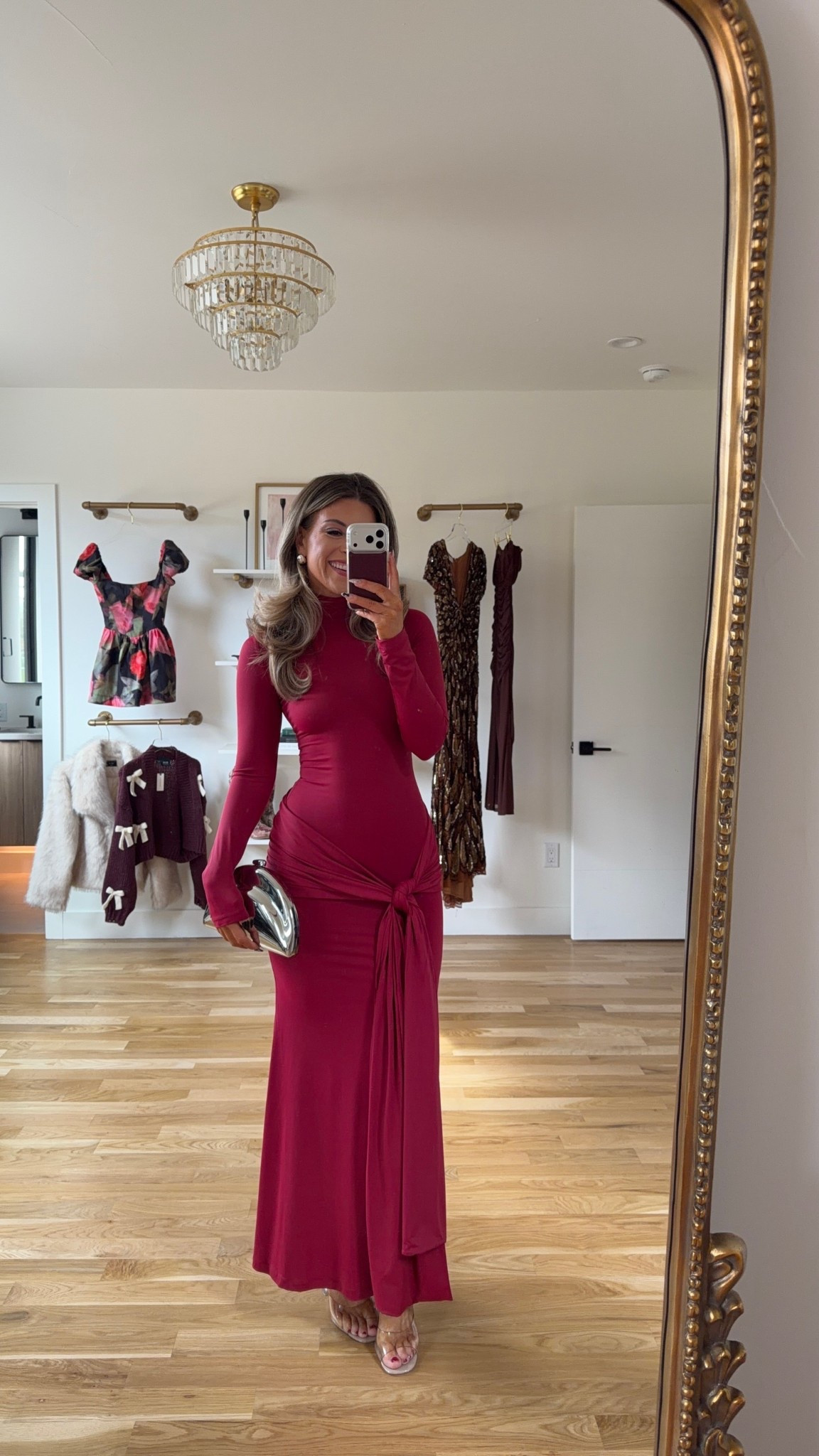 Red long sleeve knot front Amazon wedding guest and formal event dress

Sized up to a 4

Wedding guest
Black tie
Special occasion
Formal event
Long sleeve
Knotted dress
Fall party
Winter event 

#LTKWedding #LTKSeasonal #LTKParties