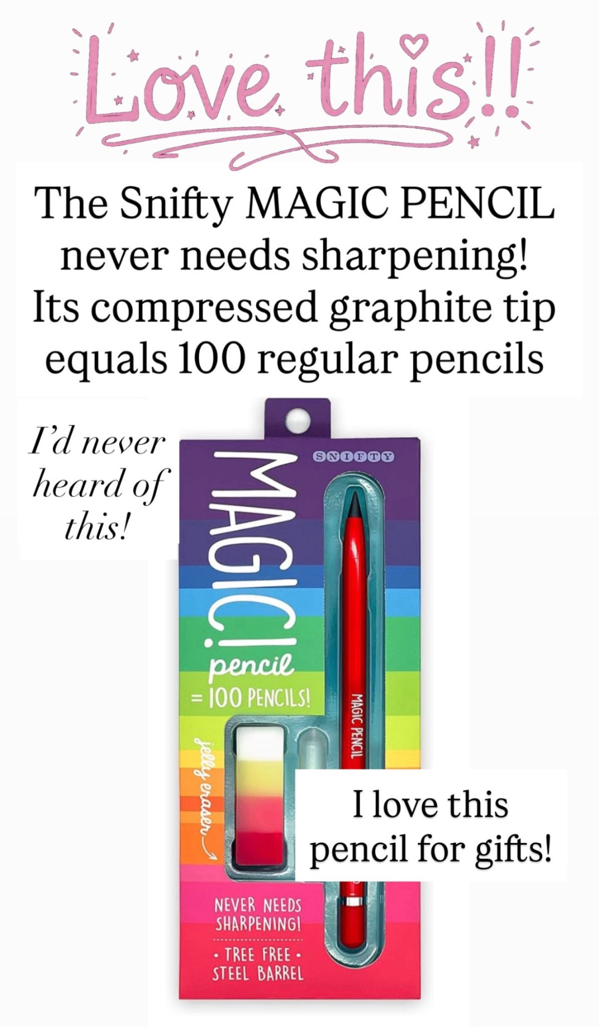 Magic pencil is the coolest! 

#LTKKids
