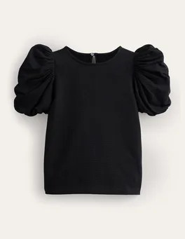 Puff Sleeve Jersey Top | Boden (US)