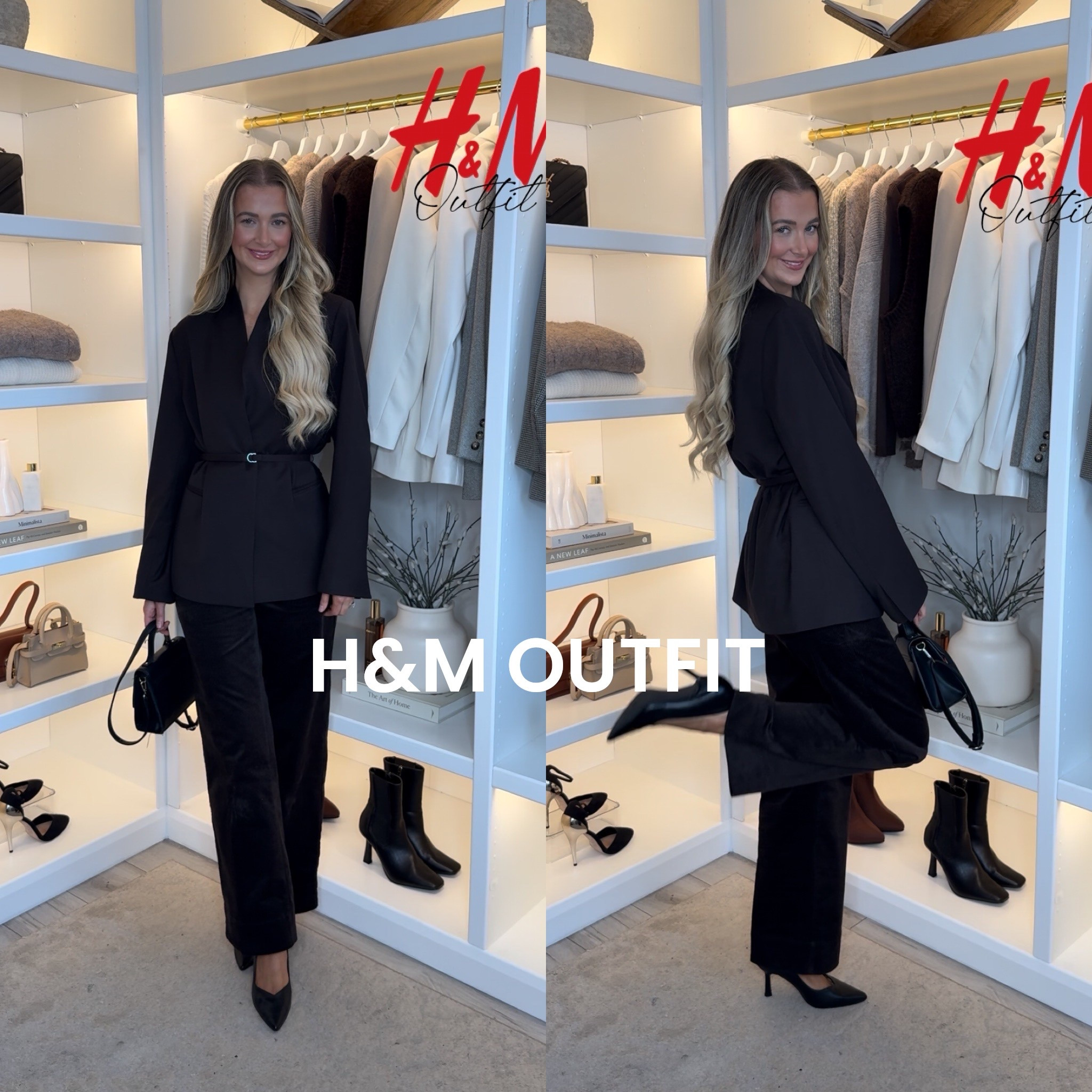 A gorgeous all brown look with this H&M outfit! Love the belted blazer 🤩 autumn outfits winter cosy new in ootd 

#LTKautumn #LTKwinter #LTKuk