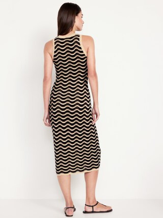 Sleeveless Pointelle-Knit Midi Dress | Old Navy | Old Navy (US)