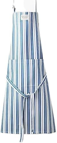 Williams-Sonoma Adult Apron Bright Blue stripe | Amazon (US)