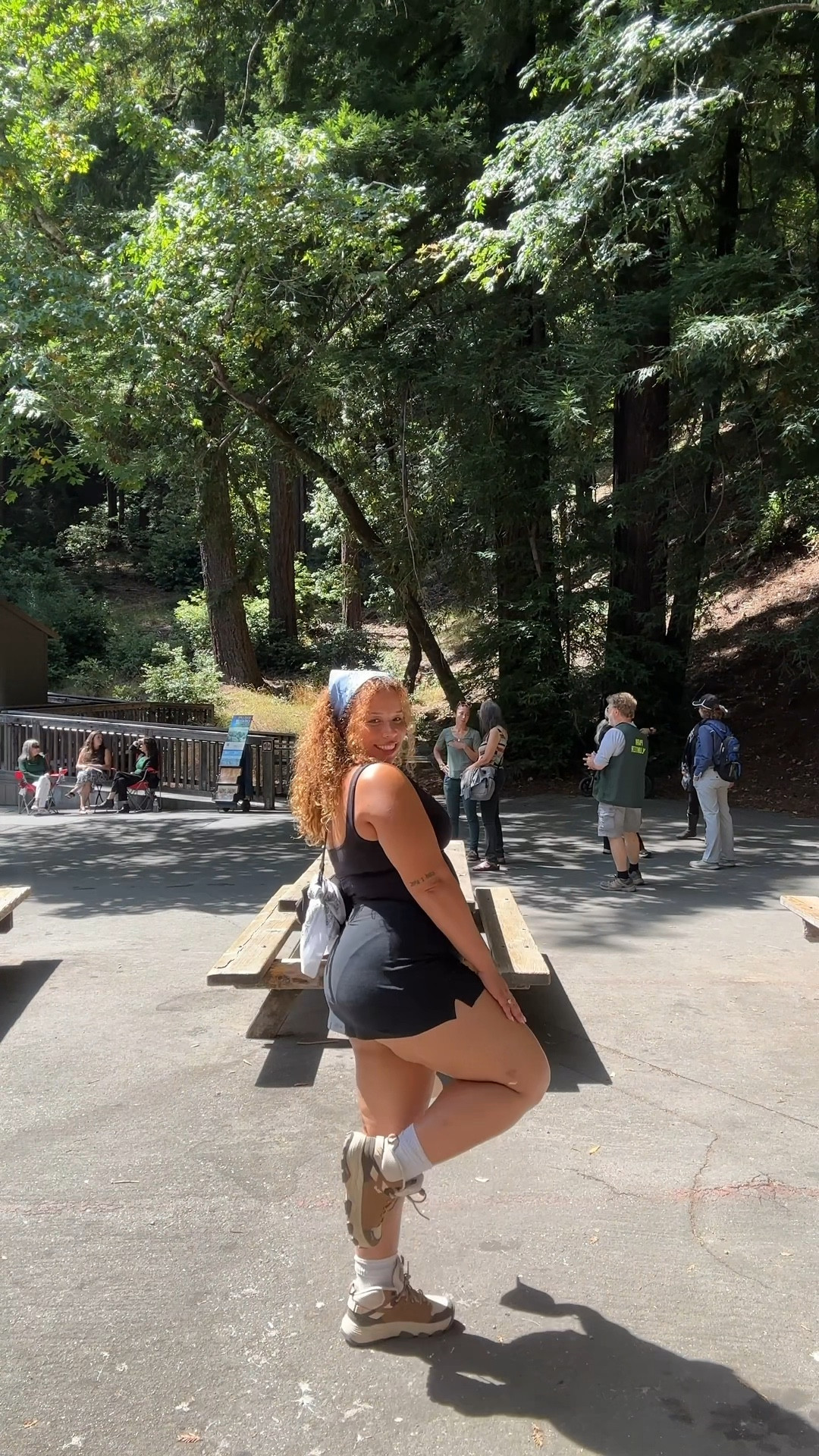 wearing a size xl !! 
hiking in a skirt is just soo girl-coded 💕 and I love it 🤍✨🥾 

#LTKMidsize #LTKStyleTip #LTKActive