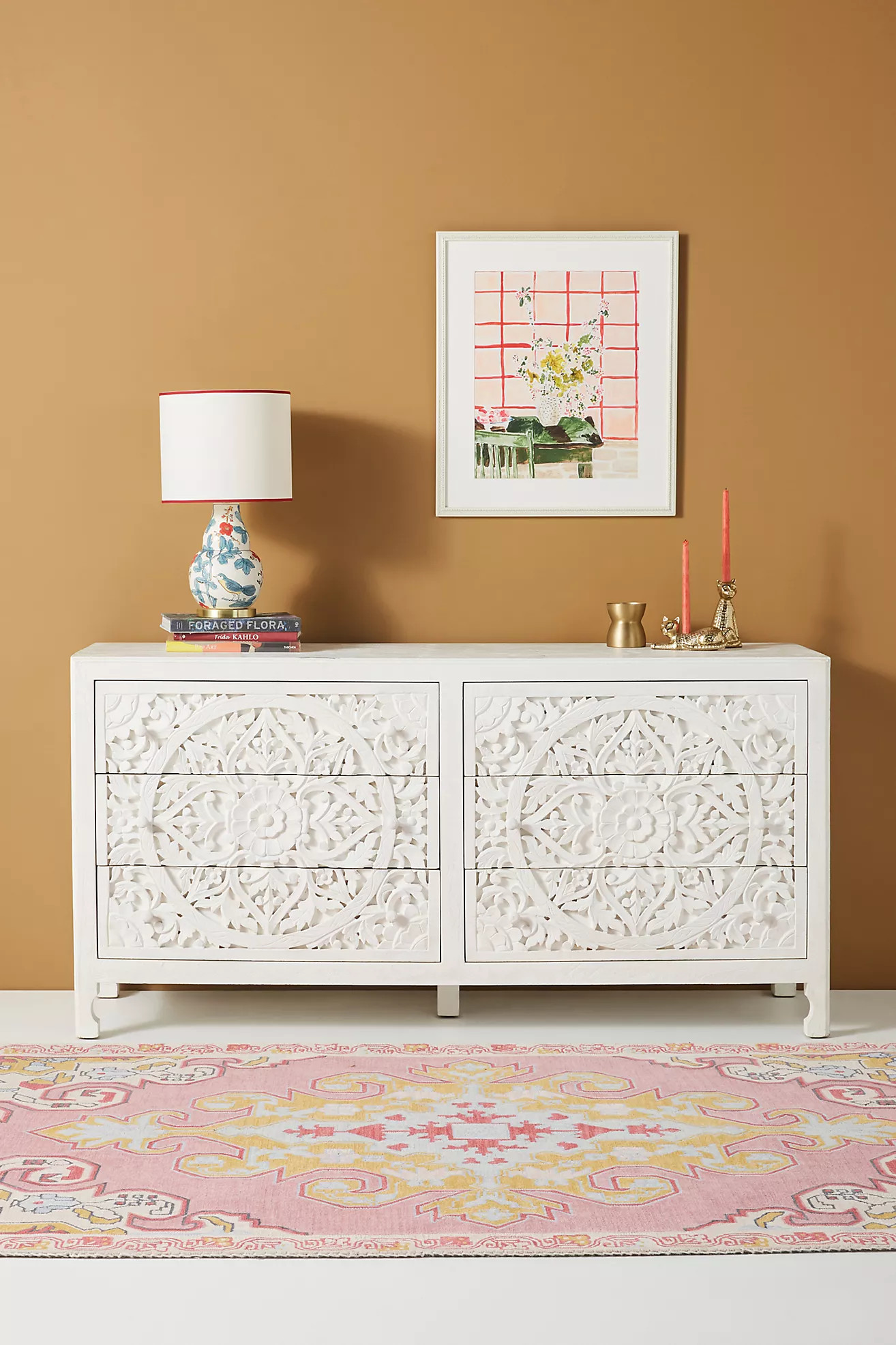 Handcarved Lombok Six-Drawer Dresser | Anthropologie (US)