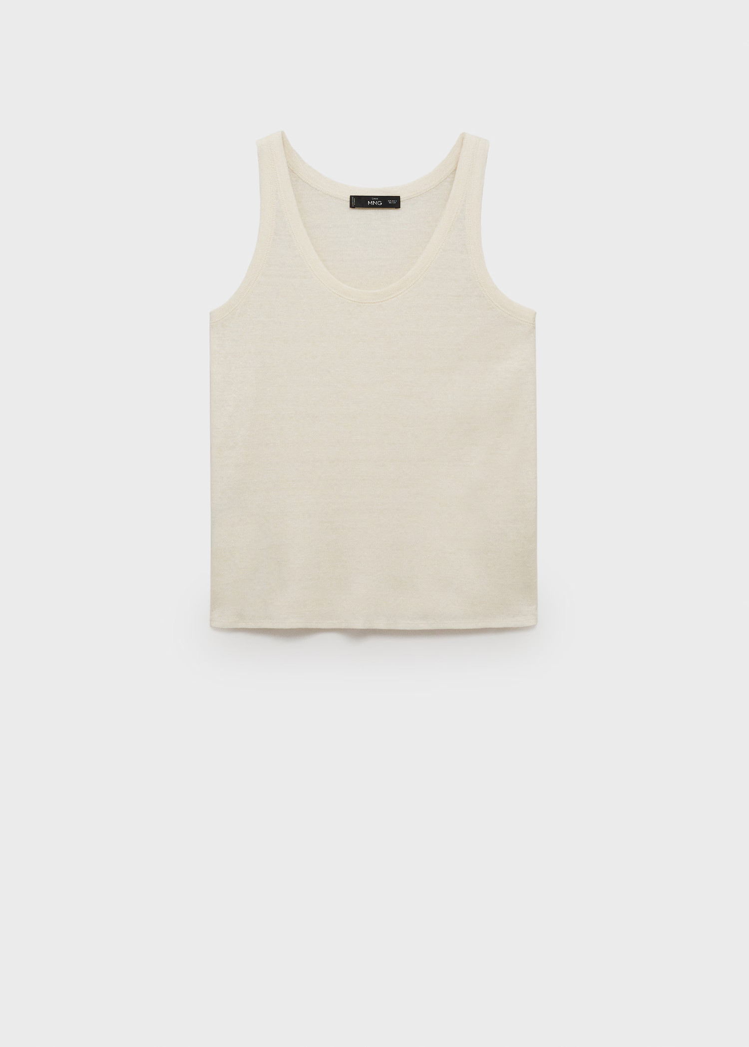 Strap linen top - Women | MANGO USA | Mango (US/MX/AU)