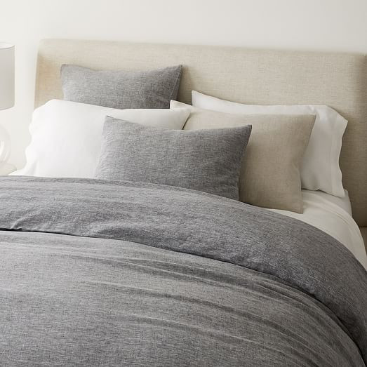 European Flax Linen Duvet Cover & Shams | West Elm (US)