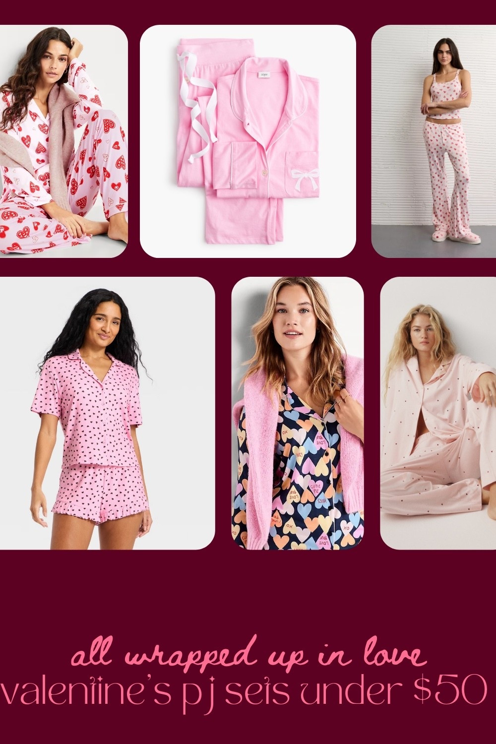 the perfect comfy VDAY pajama sets all under $50!! 

#LTKFindsUnder50 #LTKSaleAlert #LTKSeasonal