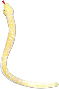 Aurora® Playful Snake Albino Burmese Python Stuffed Animal - Eye-Catching Designs - Versatile Fu... | Amazon (US)
