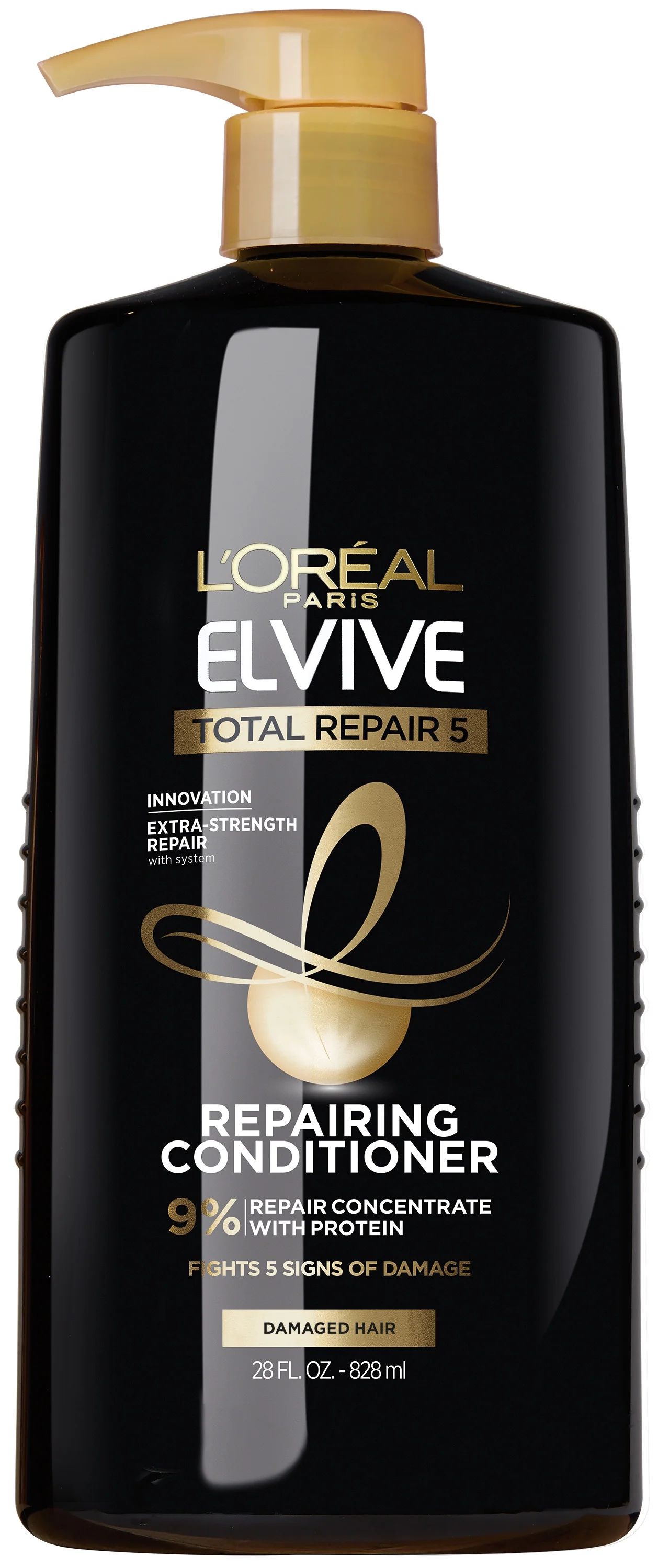 L'Oreal Elvive Total Repair 5 Repairing Conditioner with Protein and Ceramide, 28 fl oz | Walmart (US)