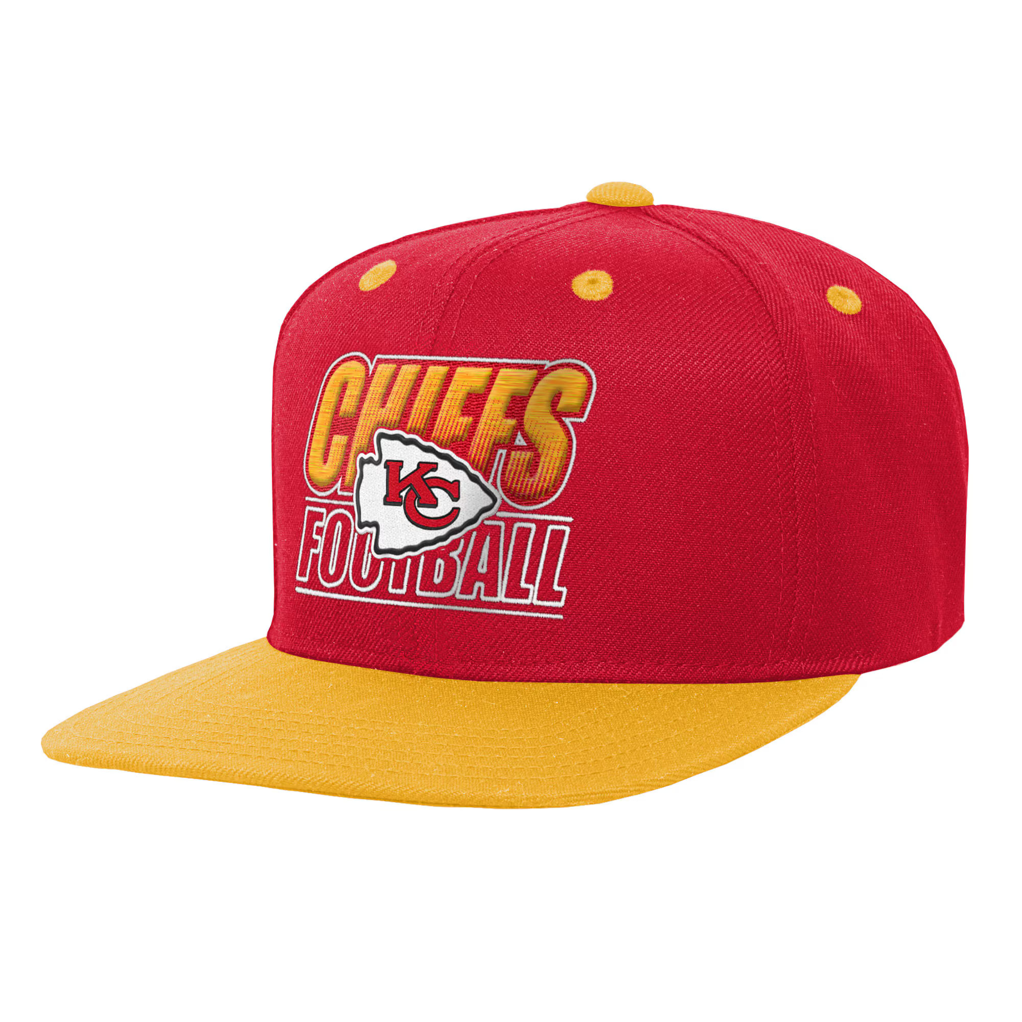 Kansas City Chiefs Outerstuff Youth Team Gradient Deadstock Snapback Hat - Red | Lids