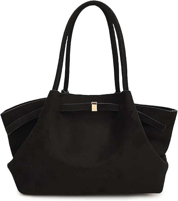 Makukke Suede Tote Bag for Women, Suede Bag Hobo Handbag Women Large Vintage Shoulder Bag Purse f... | Amazon (US)
