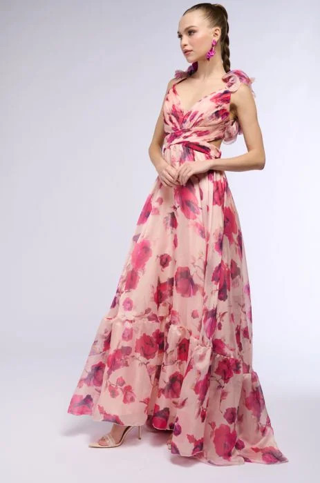 IN THE GARDEN MAXI DRESS | AKIRA