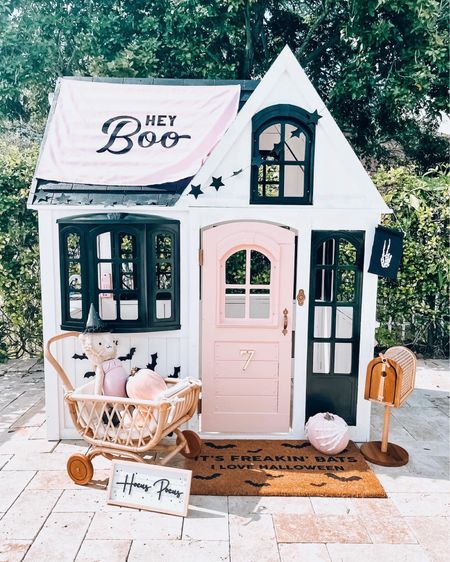 DIY Kidkraft playhouse 
- The pink color I had Home Depot lighten!




Greystone cottage spooky hey boo rattan shopping cart stroller cuddle and kind playroom makeover farmhouse halloween decor inspo decorations Christmas gift ideas kids toddler baby birthday personalized paint kid kraft Amazon finds Walmart target hobby lobby 

#LTKfamily #LTKSeasonal #LTKhome