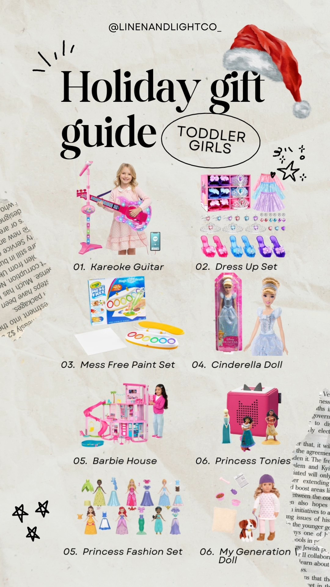 Toddler girl gift ideas that are as sweet as she is 🎀
From playtime favorites to cozy PJs and little accessories she’ll love — these gifts are mom-approved, practical, and perfect for Christmas morning magic.

#LTKgiftguide #toddlermom #LTKkids #LTKholiday #giftideasfortoddlers #toddlergirlgifts #LTKunder50 #holidaygifts #momlife #linenandlightco #princesstoys #disneyprincessdoll #toddlergirltoys #dressuptoys #dollhouse 

 



#LTKBaby #LTKKids #LTKGiftGuide