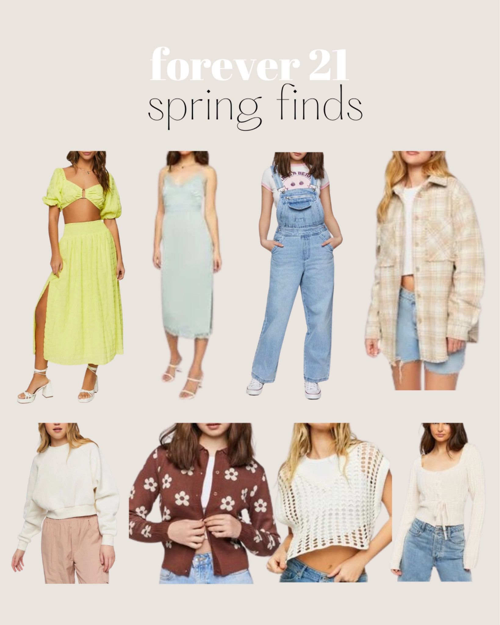 Forever 21 spring finds 🙌🏻🙌🏻

#LTKSeasonal #LTKunder100 #LTKstyletip