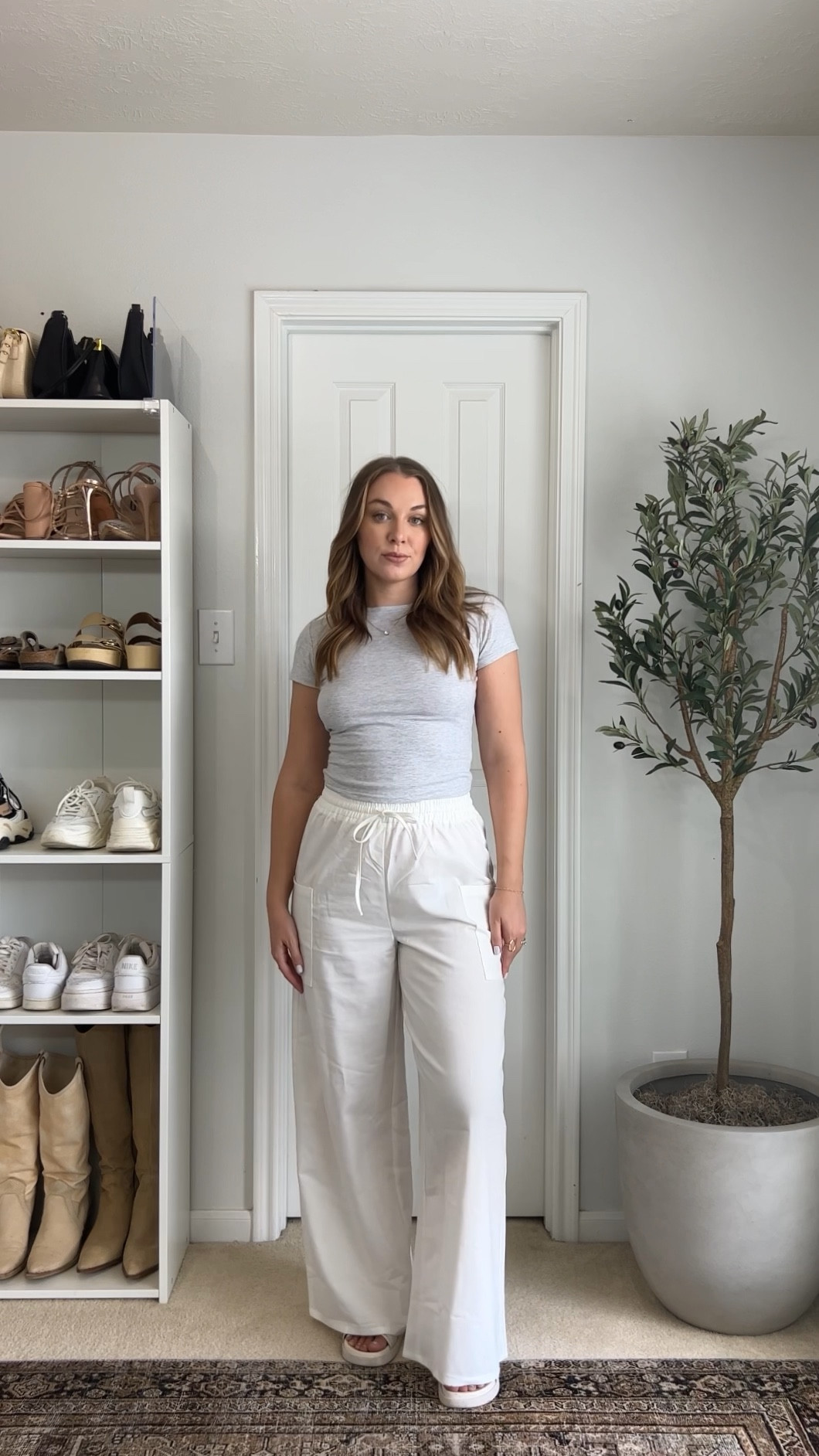 "what to wear to..." inspired by YOU! I'll be dropping a question box weekly to get your requests, so stay tuned in stories! Today's look: work from home 🤍 outfit details are below!⁠
⁠
- linen pants + tee @princesspollyboutique (LINDSEY20)⁠ (8)
- sandals @stevemadden⁠
.⁠
.⁠
.⁠
.⁠
trendy fashion, trendy outfit, date night outfit, grwm, Pinterest outfit, work from home outfit, casual outfit idea, Pinterest style, Pinterest girl, minimal style, easy outfit, summer style, styling reels, Amazon fashion finds, outfit of the day. #workfromhomeoutfit #outfitreel #pinterestoutfit #summeroutfits #casualchicstyle 

#LTKworkwear #LTKstyletip #LTKunder50