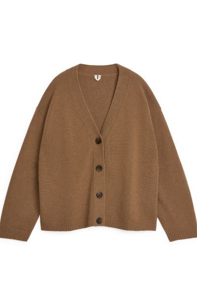 Cashmere Cardigan - Dark Grey - Ladies | H&M GB | H&M (UK, MY, IN, SG, PH, TW, HK, KR)