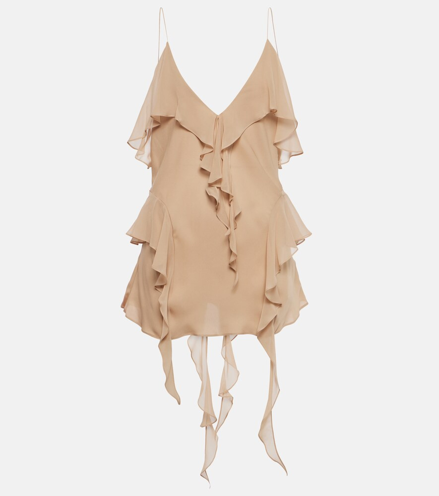 Khaite Piet ruffled silk georgette camisole | Mytheresa (US/CA)