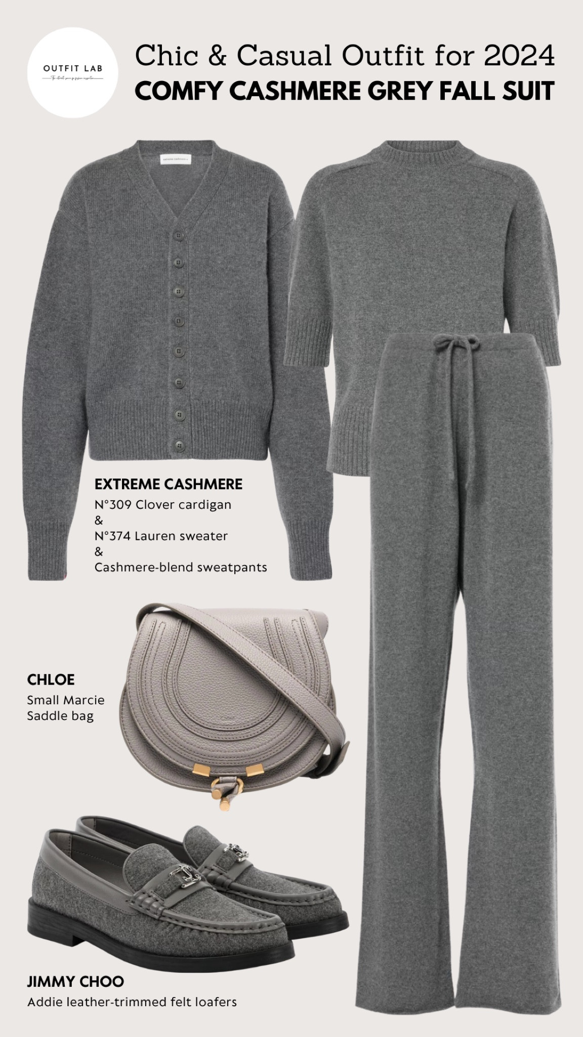 Comfy Cashmere Grey Fall Suit: Chic & Casual Outfit for 2024 – Shop Now!

Wrap yourself in cozy luxury with this comfy cashmere grey fall outfit. Featuring Extreme Cashmere sweatpants, cardigan, and sweater for the ultimate in comfort and style. Pair it with chic Jimmy Choo loafers and complete the look with a stylish Chloe bag. Perfect for casual days when you want to stay warm and effortlessly fashionable. Shop now to elevate your fall wardrobe with this chic cashmere ensemble!

#LTKStyleTip #LTKU #LTKSeasonal