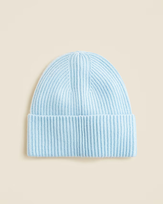 Ribbed cashmere beanie | J. Crew US