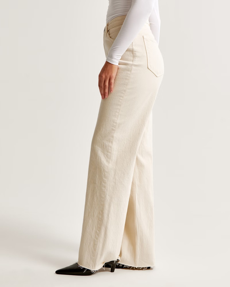 Women's Curve Love High Rise 90s Relaxed Jean | Women's Bottoms | Abercrombie.com | Abercrombie & Fitch (US)