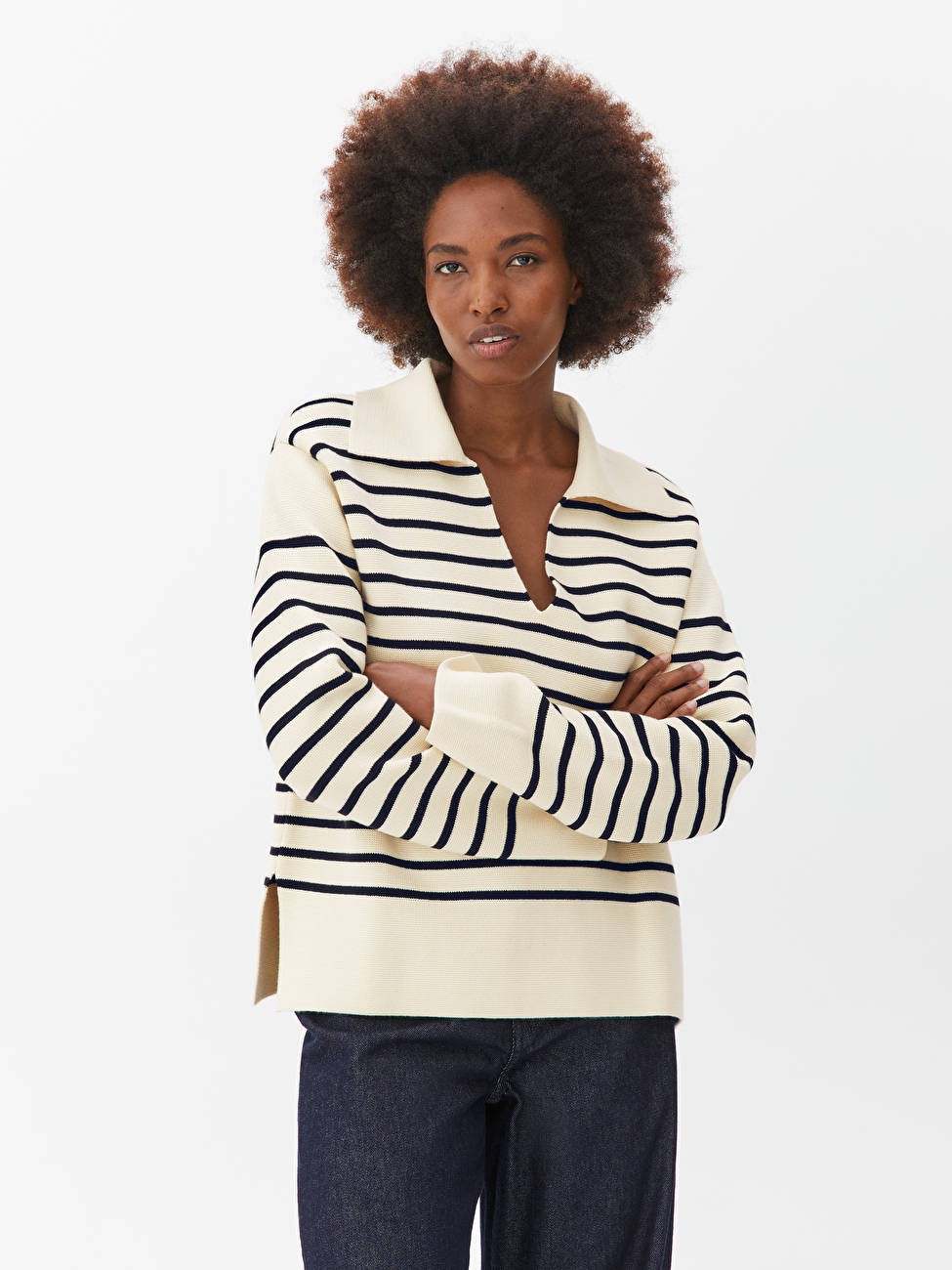 Striped Cotton Jumper | ARKET (US&UK)