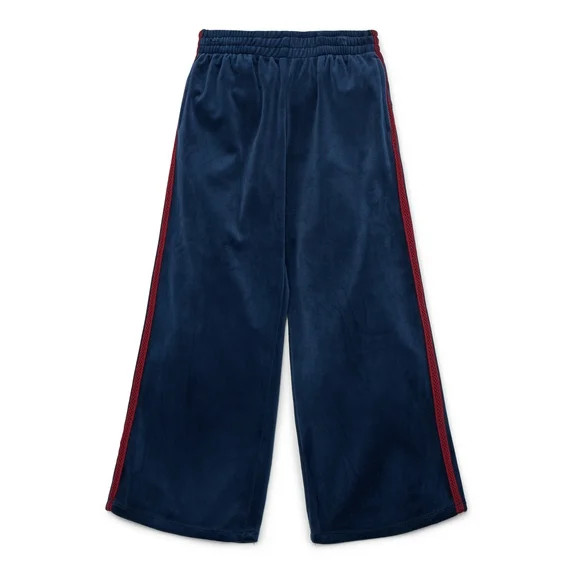 Weekend Academy Girls Velour Track Pants, Size 4-18 | Walmart (US)