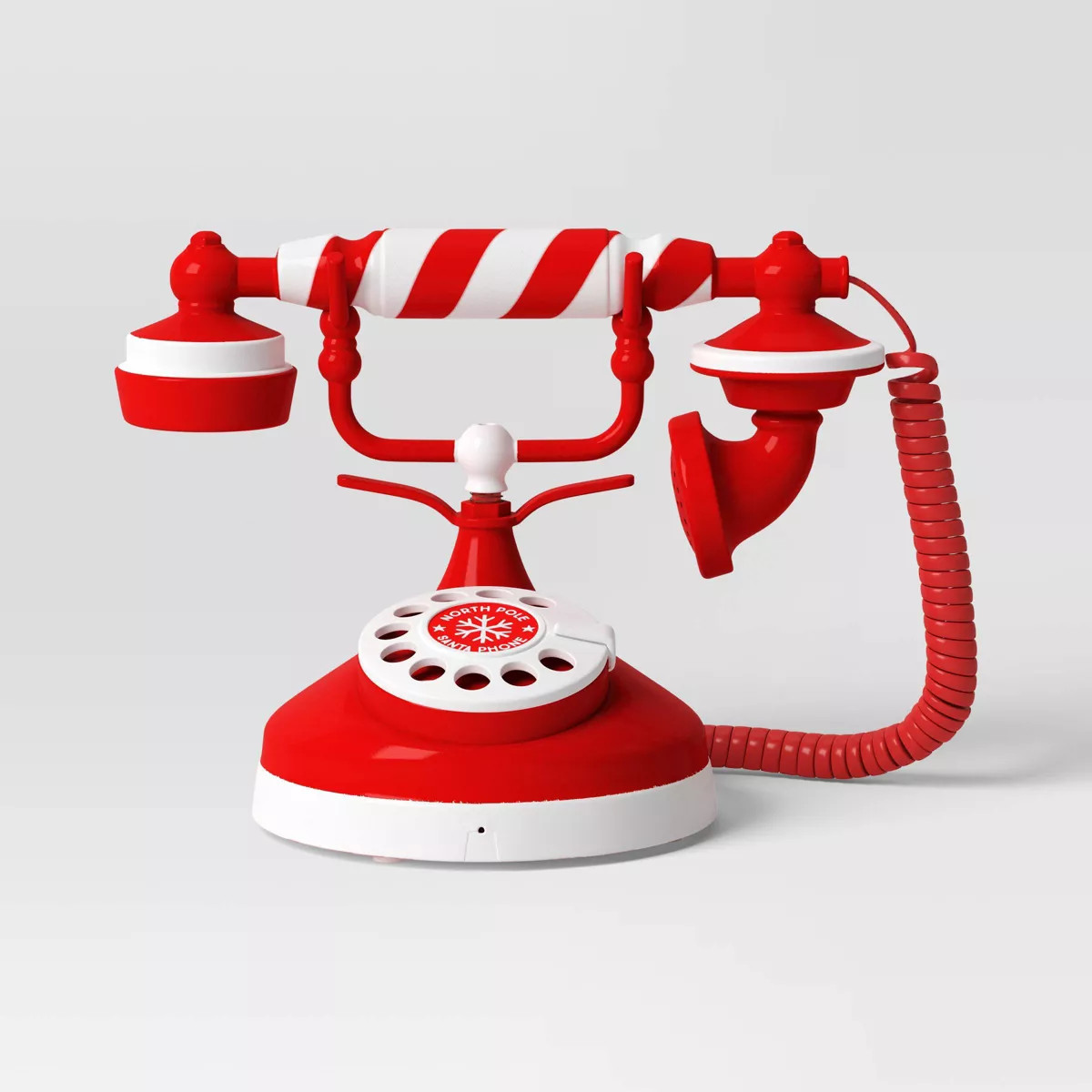 Animated Christmas Candy Striped North Pole Antique Telephone - Wondershop™: Humorous Holiday R... | Target