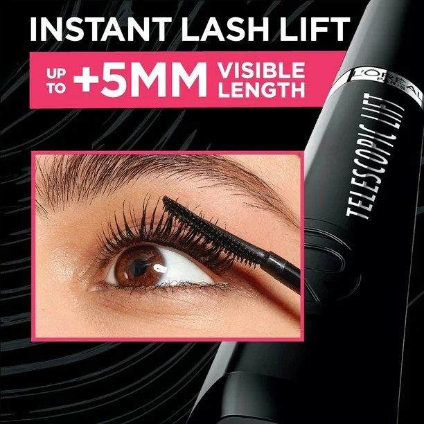 L'Oreal Paris Telescopic Lift Washable Makeup Mascara, Blackest Black | Walmart (US)