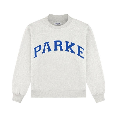 Varsity Mockneck - Classic Grey + Royal Blue | Parke