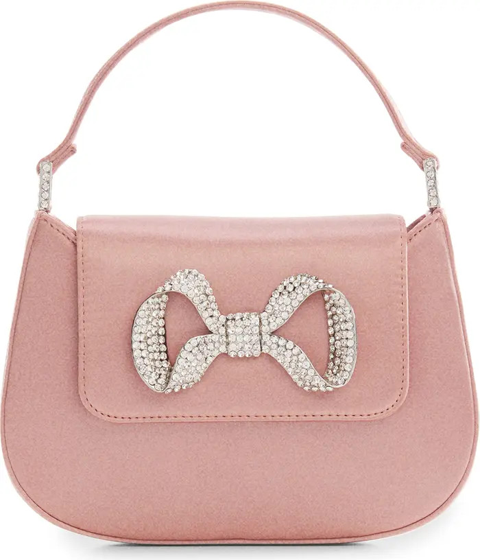 MANGO Rhinestone Bow Top Handle Bag | Nordstrom | Nordstrom